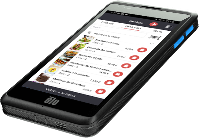 Terminal ELO: M50 con el software TPV: AirKitchen