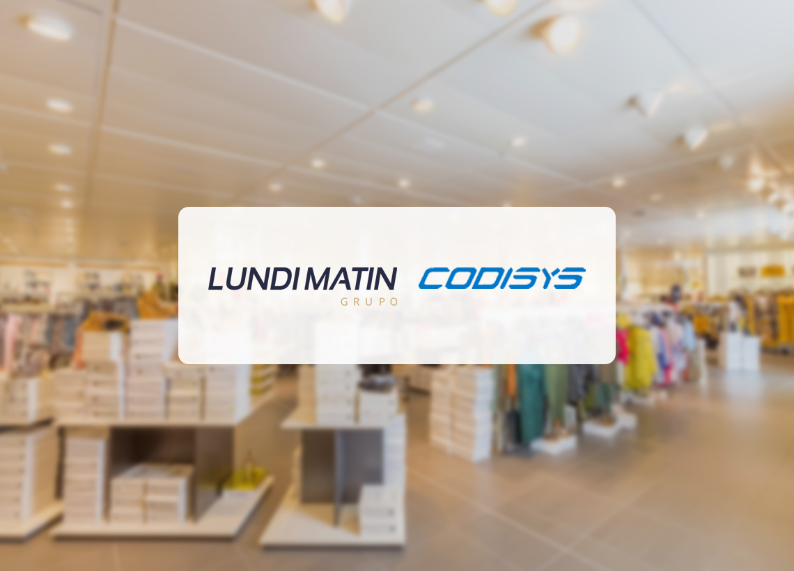 Tienda con los logos de Grupo LUNDI MATIN y Codisys
