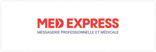 Logo med express blanc Logo med express blanc